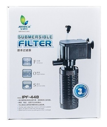 Filtro O Cabeza De Poder Para Acuario Sumergible 450 L/h