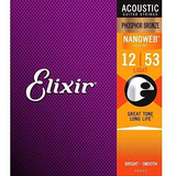 Cuerdas Elixir 16052 Cuerdas Para Guitarra Acústica De Bronc