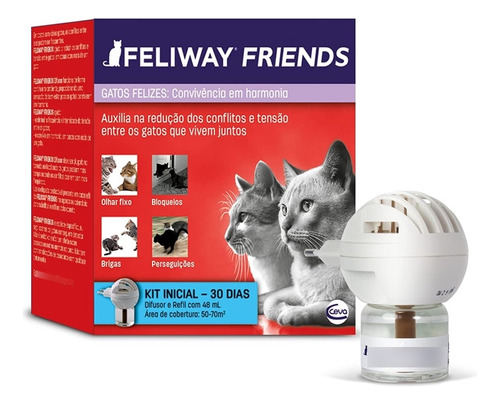 Feliway Friends Difusor + Refil 48ml Ceva