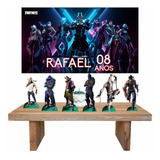 Fortnite Kit 6 Display De Mesa + Painel Personalizado