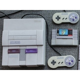 Consola Super Nintendo Original Con 2 Controles Y 2 Juegos