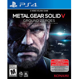 Metal Gear Soild V: Ground Zeroes - Playstation 4  Fisico