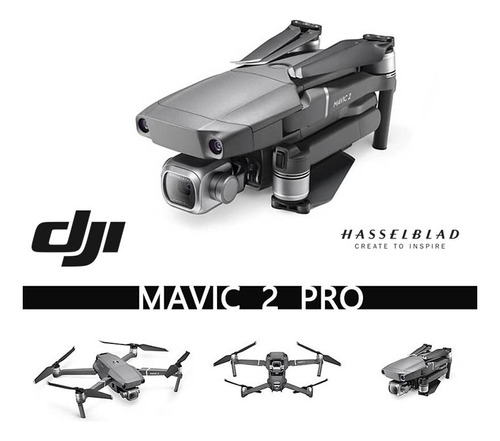 Drone Dji Mavic 2 Pro Hasselblad Fly More 3 Bater E Protetor