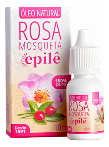 Oleo Rosa Mosqueta 100% Puro 10ml Epile Tratamento De Estria