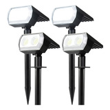 Focos Solares Impermeables Para Exteriores 48 Leds/ip67 Pack