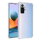 Funda Antishock Y Vidrio Fullcover 9d Para Xiaomi Note 10 4g