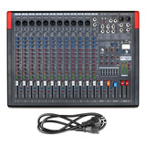 Mixer 12 Canais K-audio C/ Efeitos Equalizador Bluetooth Usb