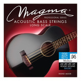 Encordado Para Bajo Acustico 5 Cuerdas Gold Alloy 040 Magma