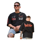 Remera Duki Rockstar Oversized Trap Urbana Rap Freestyle