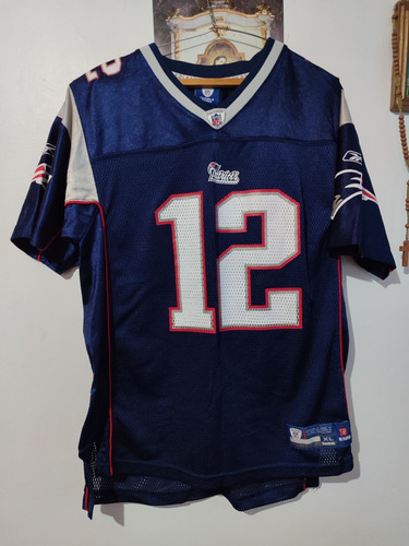 Jersey Juvenil Talla Xl #12 Tom Brady 