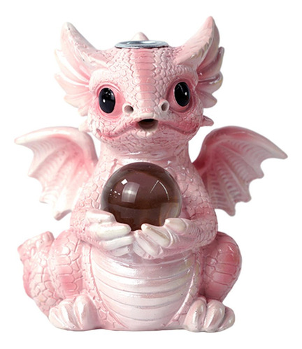 Nihay Estatuilla Linda Del Dragón Del De Reflujo Rosa