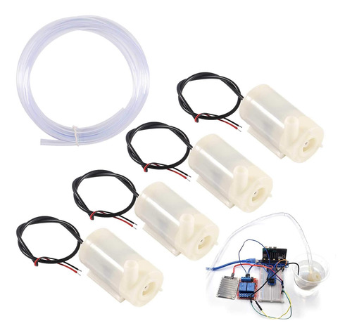 Alamscn 4pcs Dc 3v 5v Micro Mini Bomba De Agua Sumergible Pa