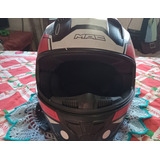 Casco Mac Bass Arcade Negro / Rojo Mate Talle M