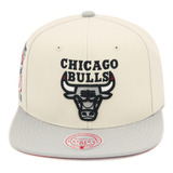 Chicago Bulls Nba Chiment Gorra Snapback - Blanco Roto/gris