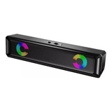 Caixa De Som Para Tv Smart Soundbar Subwoofer Pc Rgb Usb P2