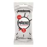 Preservativo Masculino Lubrificado Efeito Retardante Prudence Pacote 6 Unidades Embalagem Econômica