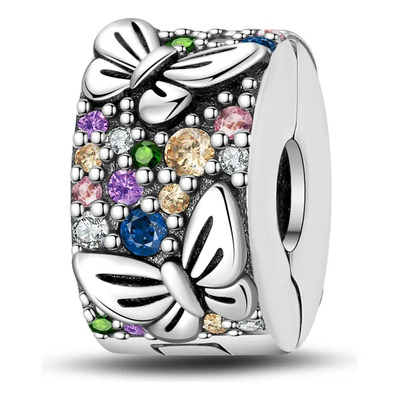 1 Pcs Dije De Mariposa Plata 925 Premium Charm | MercadoLibre