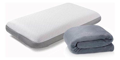 Almohada Memory Con Cobija Personal Extra Suave Calida