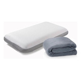 Almohada Viscoelastica Memory Y Cobija Personal Series Netfl