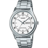 Reloj Casio Mtpv006 Hombre Acero Inoxidable Fechador 