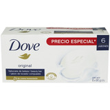 2un Dove Jabón Pack Cream Bar Original 6 X 90 Grs