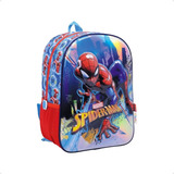 Mochila Infantil Spiderman Hombre Araña Original 35x25 Cm