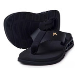 Chinelo Sandália Kenner Rakka  Candy Kids Azul Preto