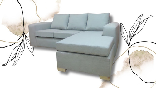 Sillon Sofa Esquinero Con Camastro Todos Los Colores