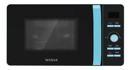 Microondas Winia Kos-61h   Azul Y Negro 0.7 Ft³ 120v