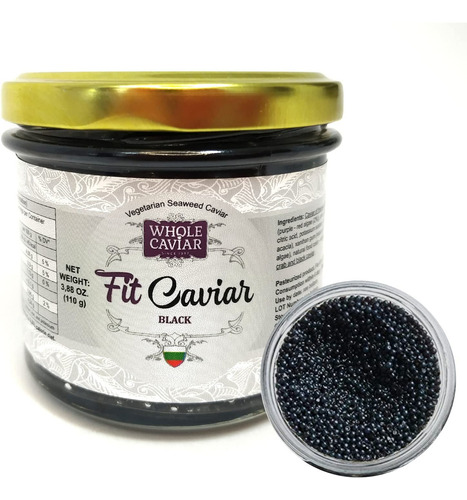 Caviar Negro - Caviar Vegetariano De Algas Marinas De Sal