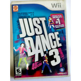 Videojuego Just Dance 3 Juego Nintendo Wii Baile Manual
