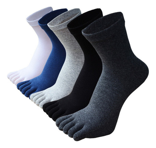 Calcetines Deportivos Con 5 Dedos For Hombre, 5 Pares .