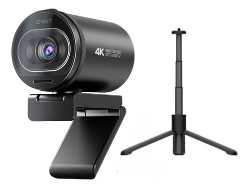 Webcam Emeet S600 4k Foco Automático + Tripé Ajustável Td303