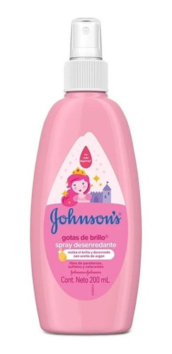 Johnson's Baby Spray Para Peinar Gotas De Brillo, 200ml