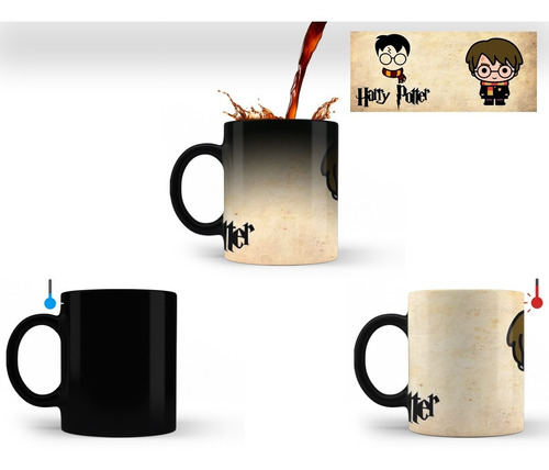 Caneca Mágica Harry Potter Chibi Mega Oferta!