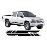 Sticker Calca Franjas Laterales Para Chevrolet Colorado