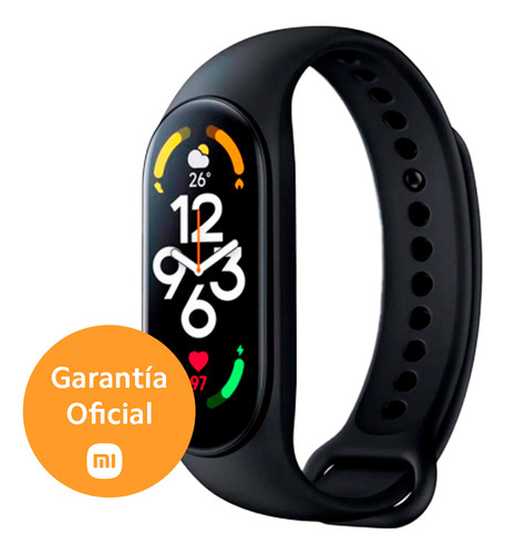 Reloj Smart Band Xiaomi Smart Band 7 Gl Color De La Caja Negro Color De La Malla Negro Color Del Bisel Negro