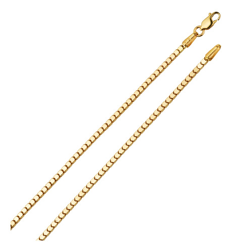 Corrente Feminina Grossa Veneziana Ouro 18k 1,70mm 40cm