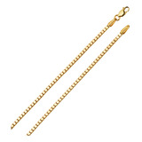 Corrente Feminina Grossa Veneziana Ouro 18k 1,70mm 40cm