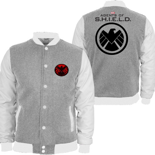 Casaco Moletom Agents Of Shield Blusa Moleton Jogo College