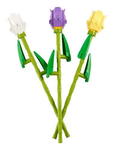 Bloques Para Armar Lego Tulipanes (40461) 111 Piezas  En  Caja