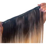 Cabelo Loiro Liso Humano 60cm Tecido Tela 50gr Mega E Tic Ta