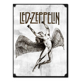 #1136 - Cuadro Decorativo Vintage - Led Zeppelin Poster Rock