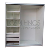 Placard/ropero 1.50  Blanco Melm 18mm Placard4hermanos