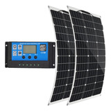 Generador De Cargador De Panel Solar De 150w 18v Con