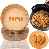 Kit 50x Forma Papel Airfryer Air Fryer Fritadeira Elétrica