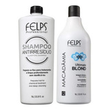 Kit Felps Shampoo Antirresíduo 1l + Ultimate Blond 1l