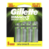 Carga Para Aparelho Gillette Mach3 Sensitive Leve 8 Pague 6