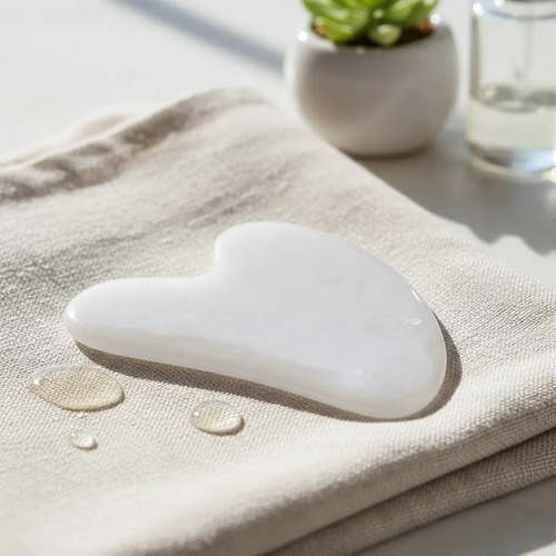 Gua Sha Masajeador Facial De Cuarzo Natural | Meses sin interés