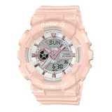 Reloj Baby-g Analogico Mujer Ba-110rg-4acr Color De La Correa Ba-110rg-4acr / Rosa